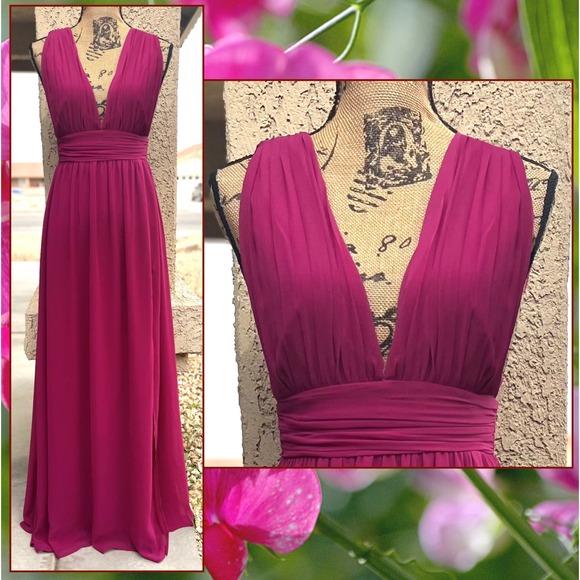 Lulus Heavenly Hues Magenta Maxi Dress Size XS - Picture 2 of 9